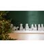 Crèche de Noël en Dolomite 11 Santons 14cm Blanc-2