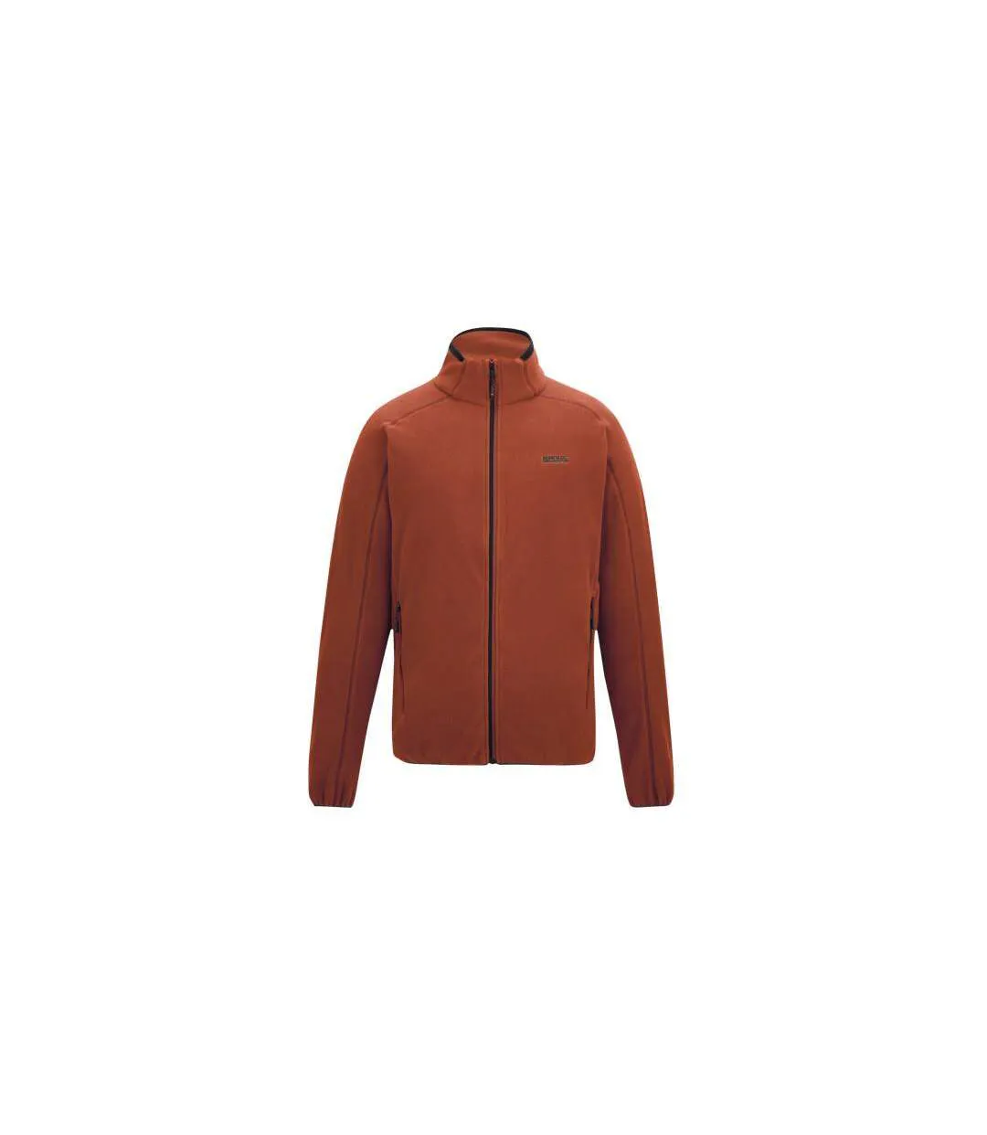 Mens Hadfield Full Zip Fleece Jacket Brick Regatta-1