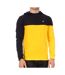 Sweat marine/jaune homme le coq sportif captain-1
