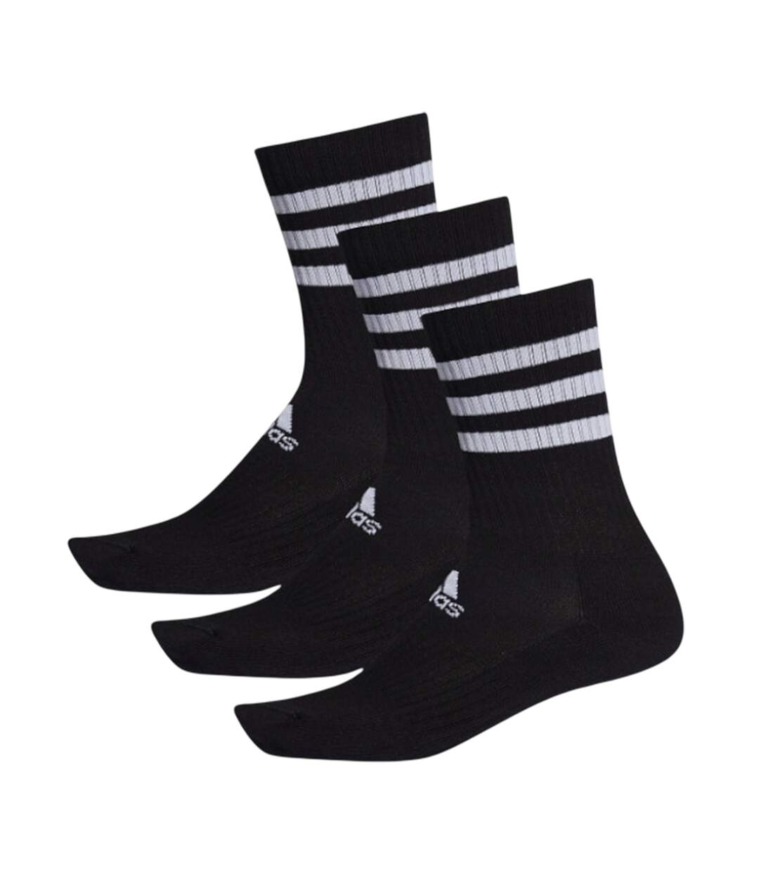 Lot De 3  Chaussettes Adulte Noir Adidas-3