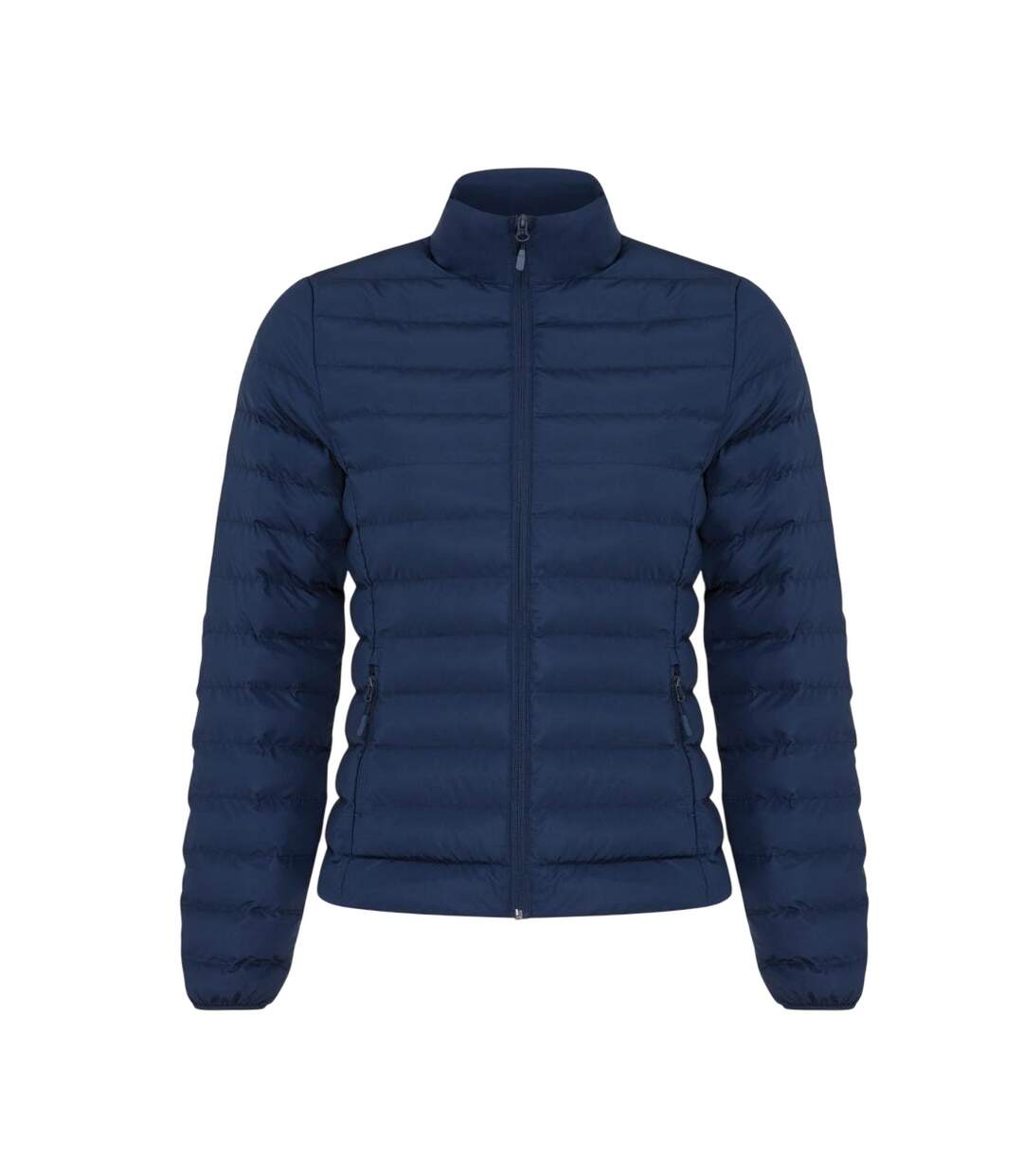 Womens/ladies Maiko Recycled Polyester Padded Jacket Navy Iqoniq-2
