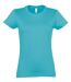 T-shirt manches courtes - Femme - 11502 - bleu atoll