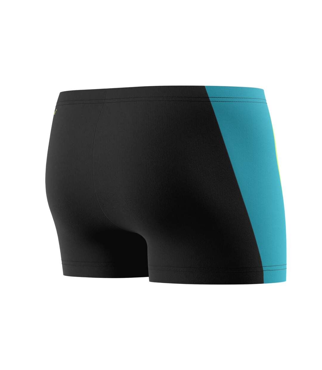 Mens Hyperbloom Splice Swim Shorts Black Turquoise Speedo-4
