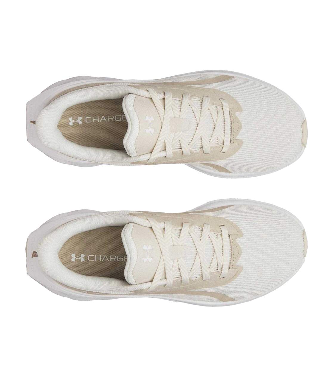 Baskets Ascend Femme Kaki Blanc Under Armour-3