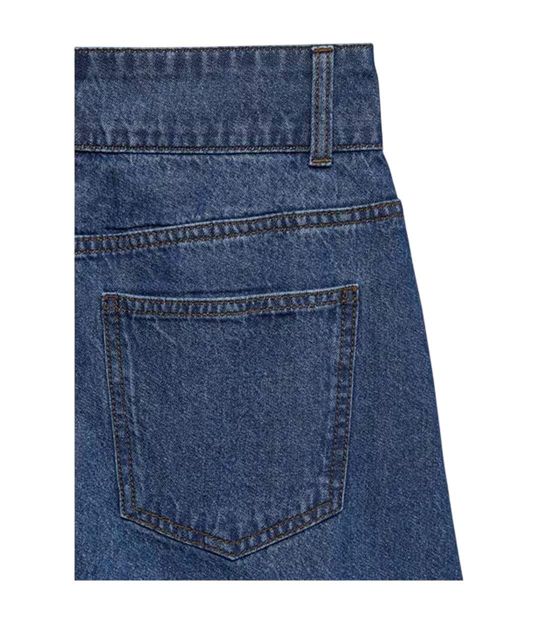 Womens/ladies Denim Skirt Medium Blue Vero Moda-3