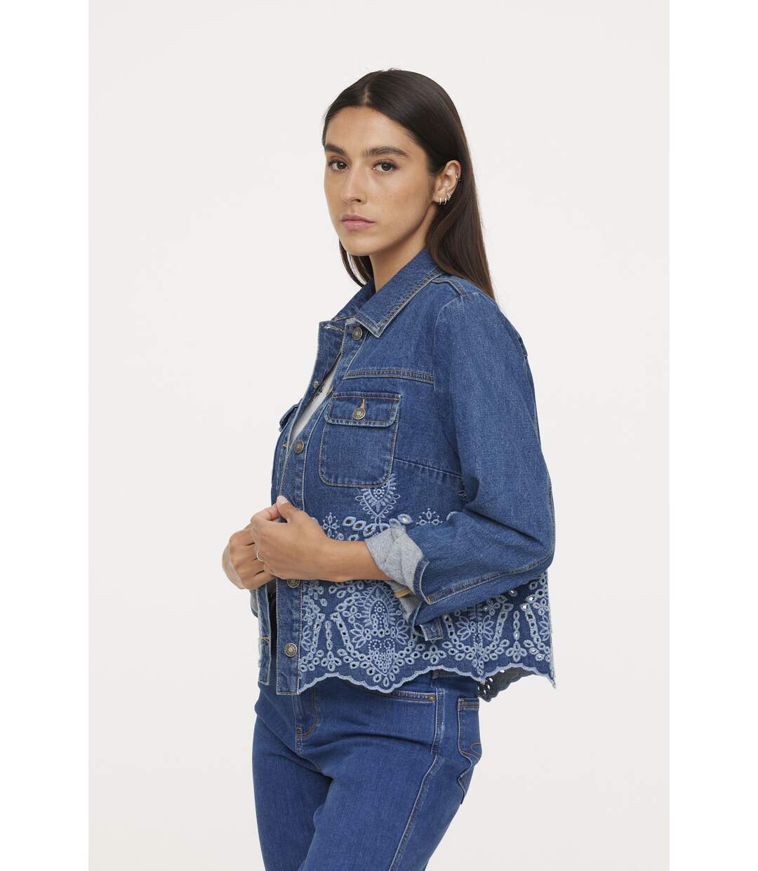 Veste manches longues coton regular FERIA-1