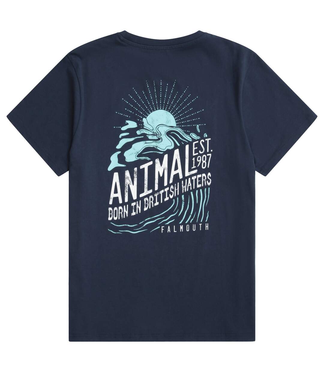 T-shirt Jacob Falmouth Homme Bleu Marine Animal-2