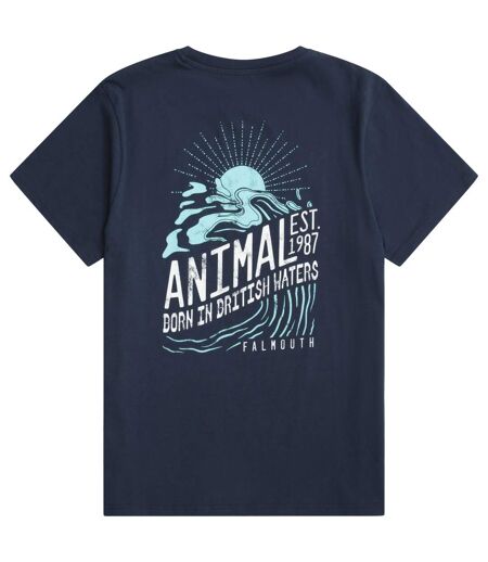 T-shirt Jacob Falmouth Homme Bleu Marine Animal