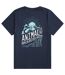 T-shirt Jacob Falmouth Homme Bleu Marine Animal-2