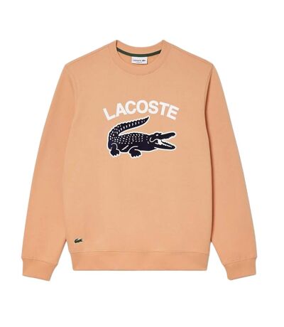 Sweat Homme Orange Lacoste