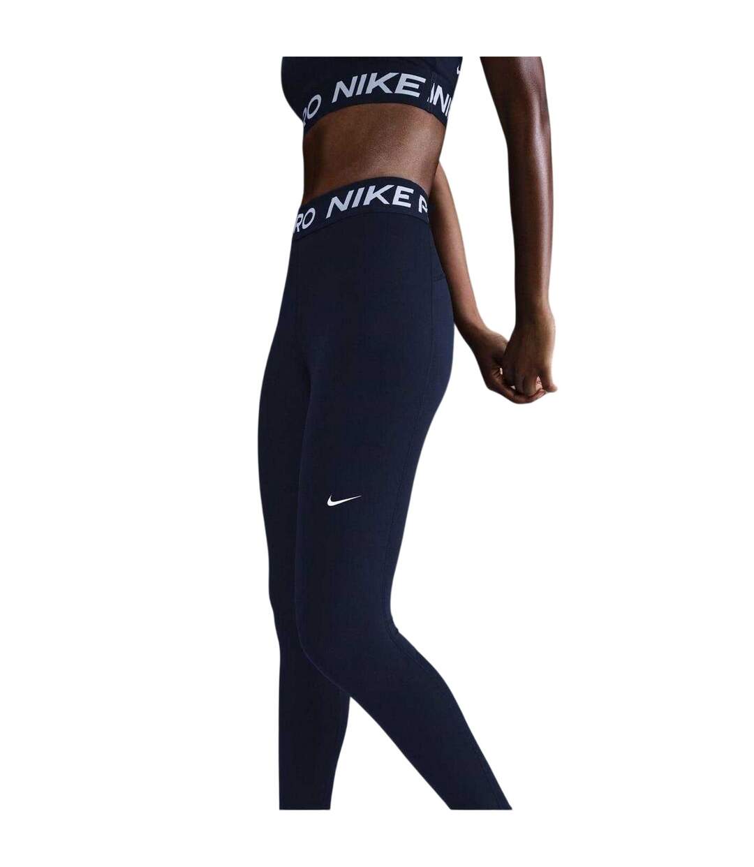 Legging Pro Femme Bleu Nuit Nike-4