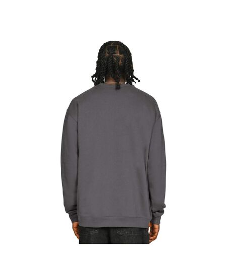 Mens Ringspun Cotton Tall Oversized Sweatshirt Charcoal Casual Classics