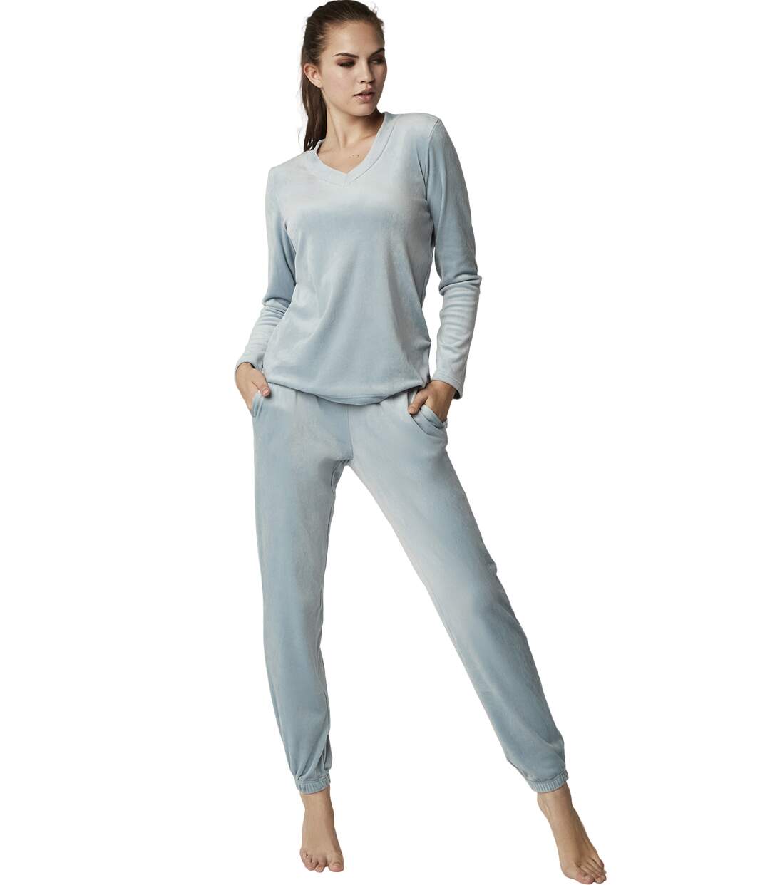 Pyjama pantalon top manches longues POLARSOFT Selmark-2