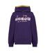 Sweat À Capuche Motif/style Œil Femme Violet Diadora-1