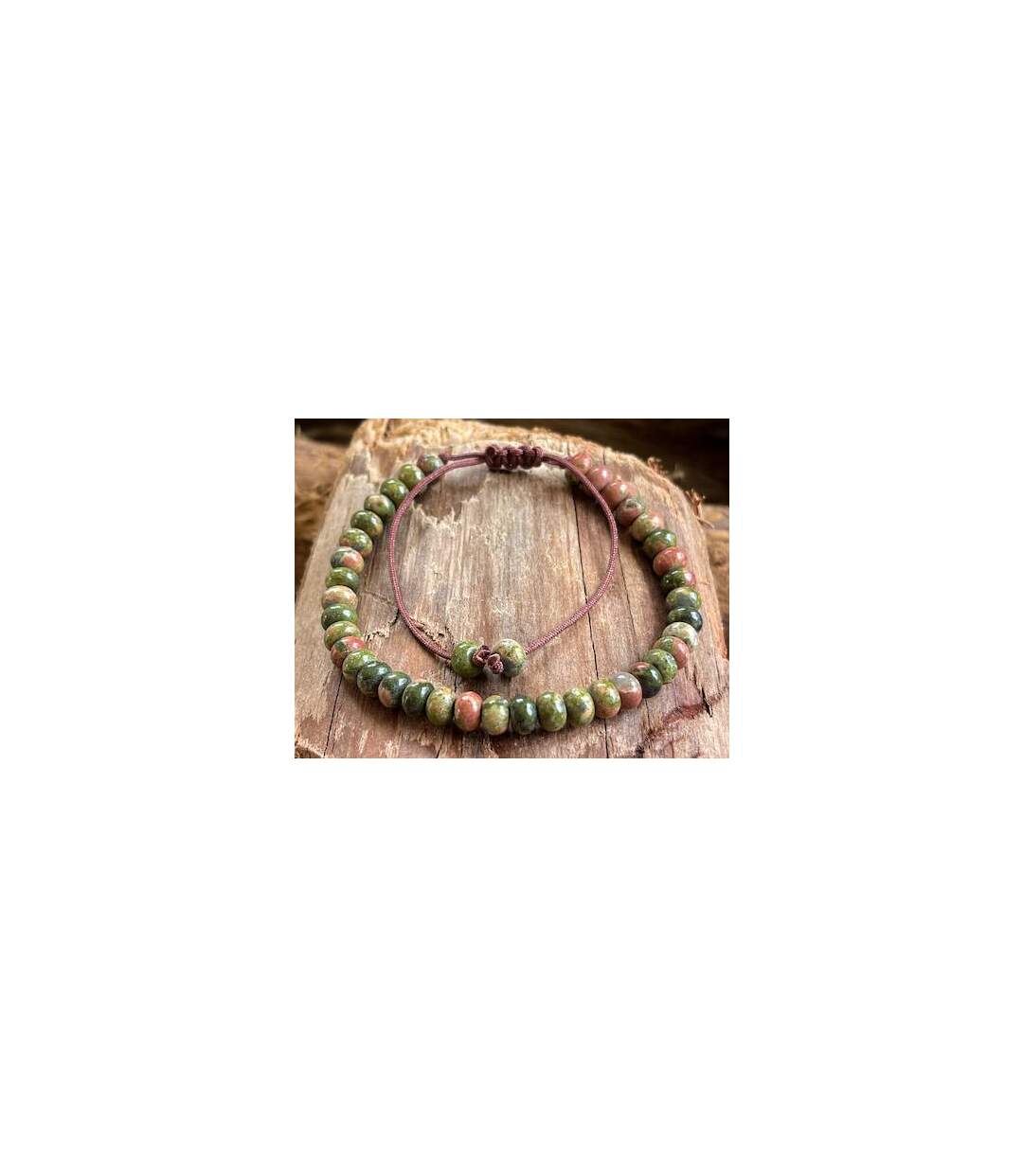 Bracelet harmonisation en unakite-2