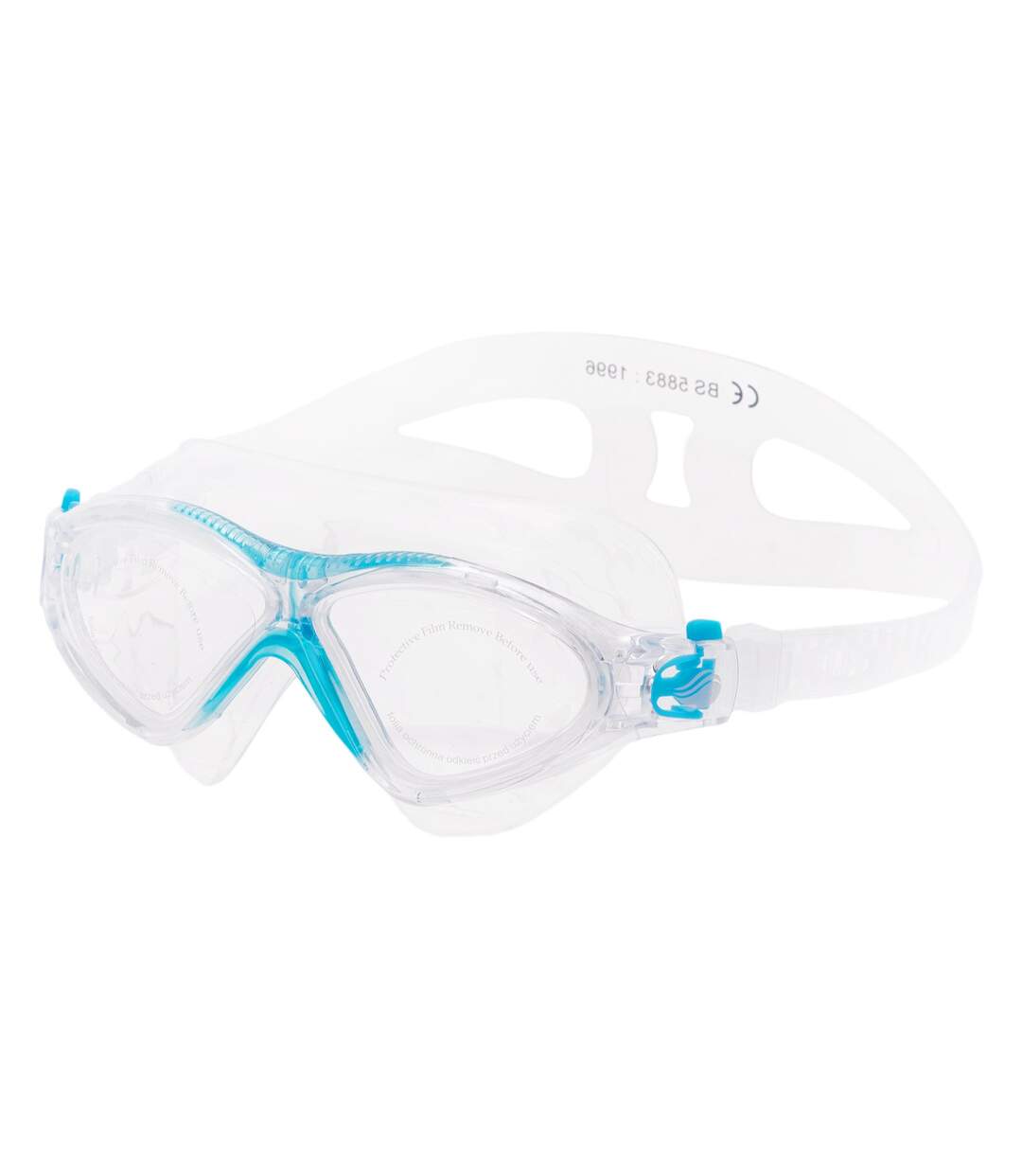 Lunettes de natation x-ray enfant transparent / bleu Aquawave-2