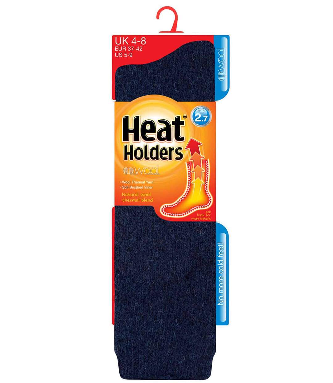 Chaussettes Femme Thermiques Laine Hautes Longues-2