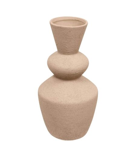Vase Design en Céramique Ezia 34cm Marron