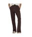 Jogging marron foncé femme soul studio slim-1