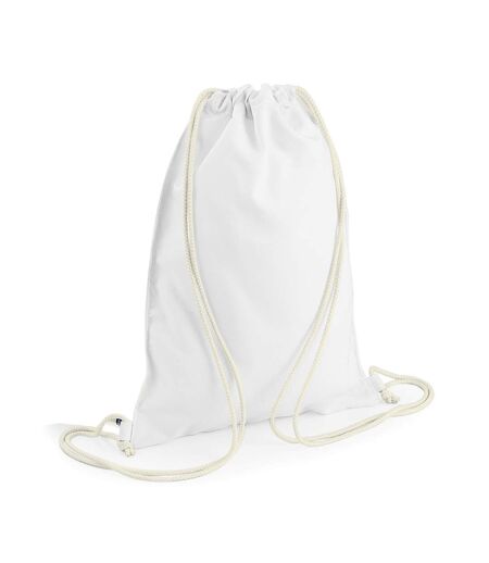 Bagbase Sublimation Gymsac / Drawstring Bag (5 Liters) (Pack of 2) (White) (One Size)