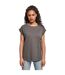 T-shirt Femme Gris Foncé Urban Classics-3