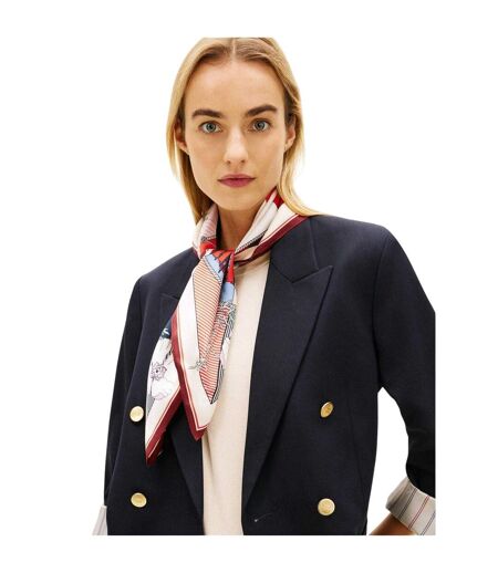 Écharpe Motif/style Floral Taille Unique Blanc Beige Clair Tommy Hilfiger