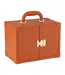 Coffret Boîte à Bijoux Ericka 29cm Cognac-1