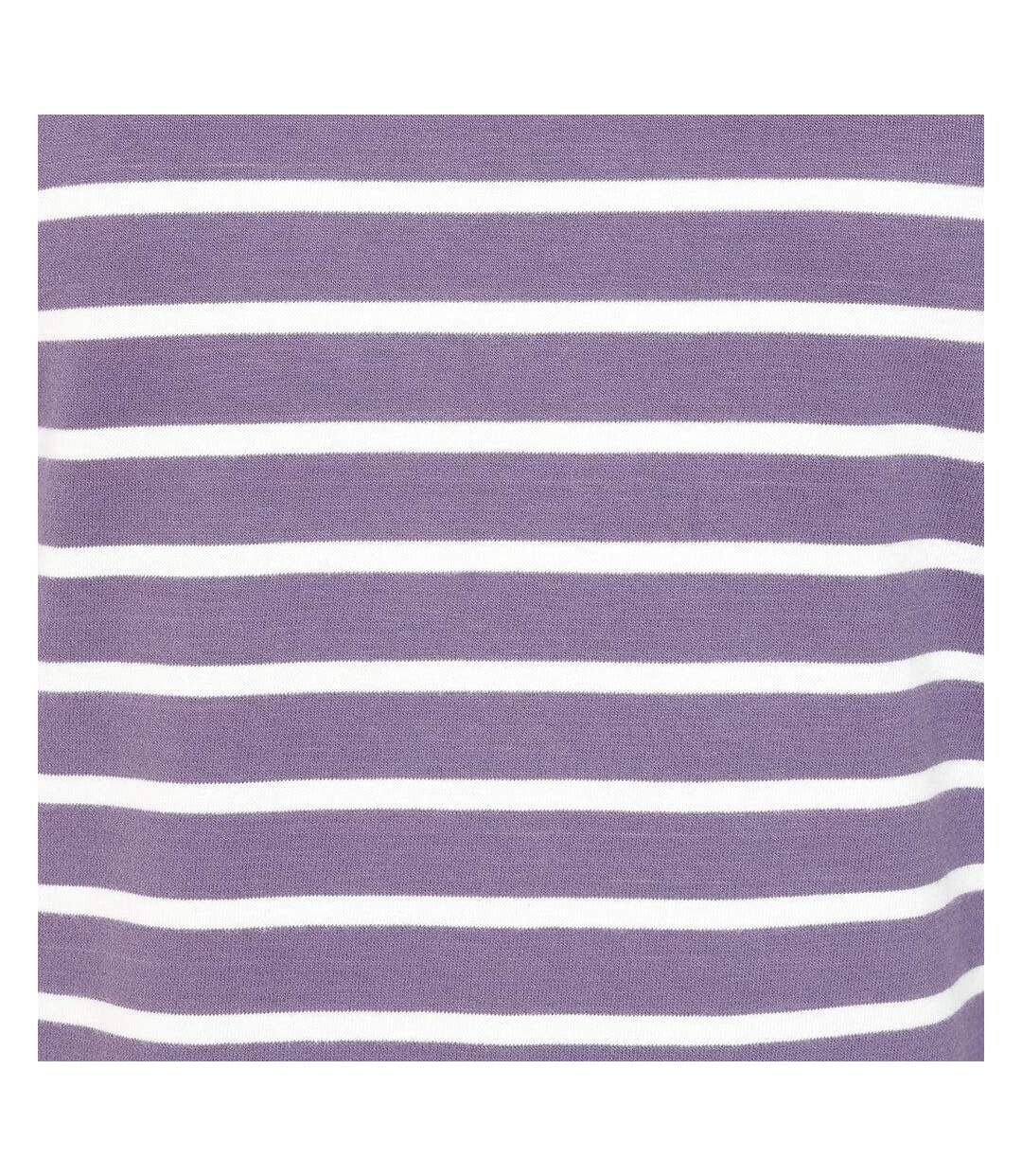 Haut Motif/style Rayé Femme Mauve Lazy Jacks-3