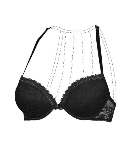 Soutien-gorge push-up Eternity Lisca noir