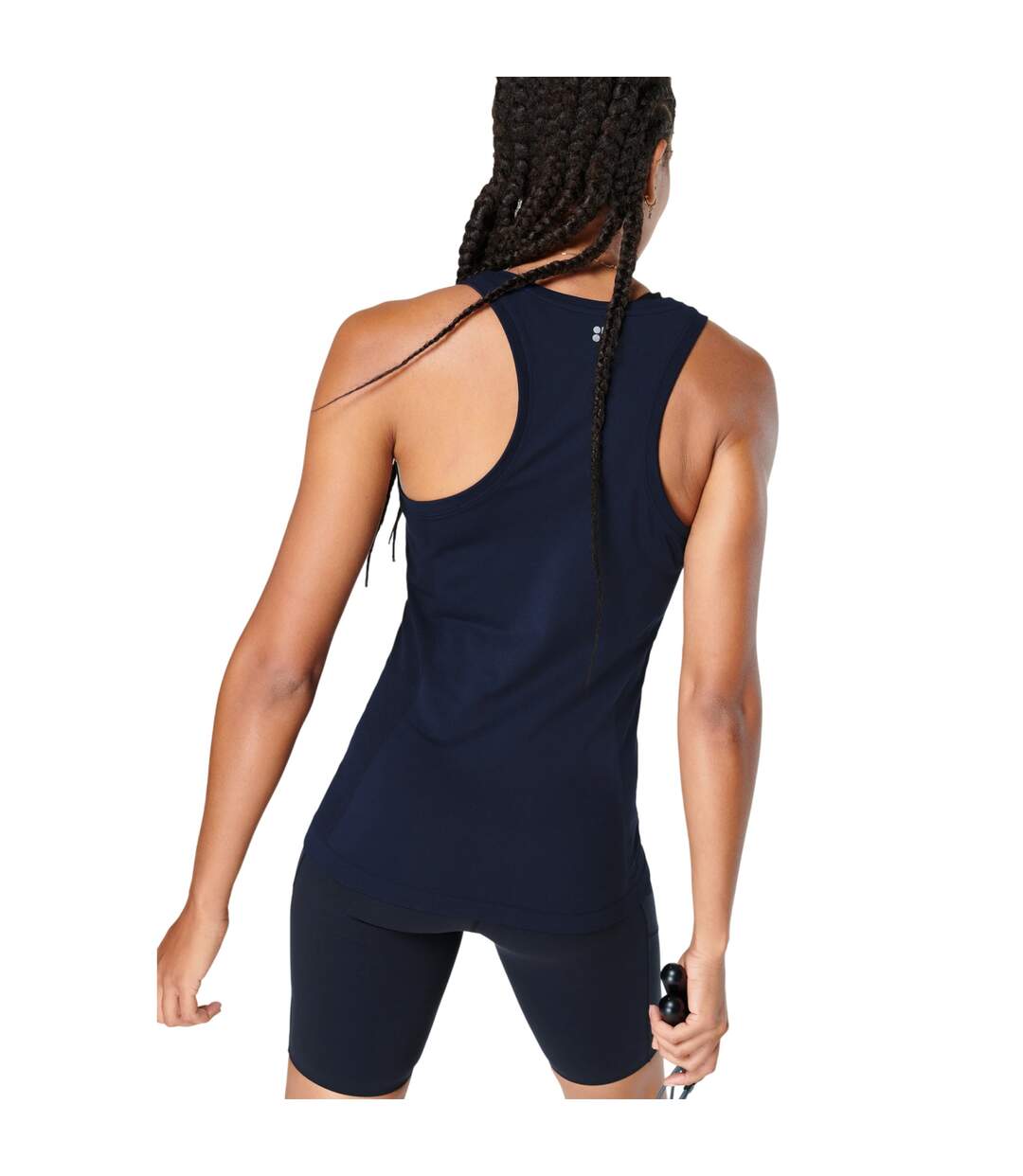 Débardeur Entraînement Athlete Femme Bleu Marine Sweaty Betty-3