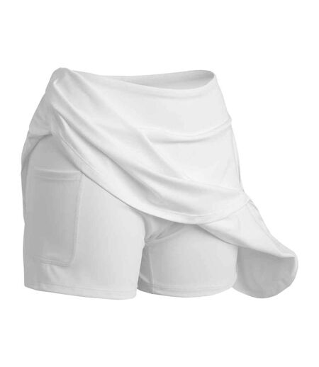 Jupe-short De Fitness Femme Blanc Result Genuine Recycled