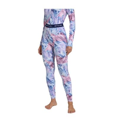 Legging thermique piste femme rose clair Animal