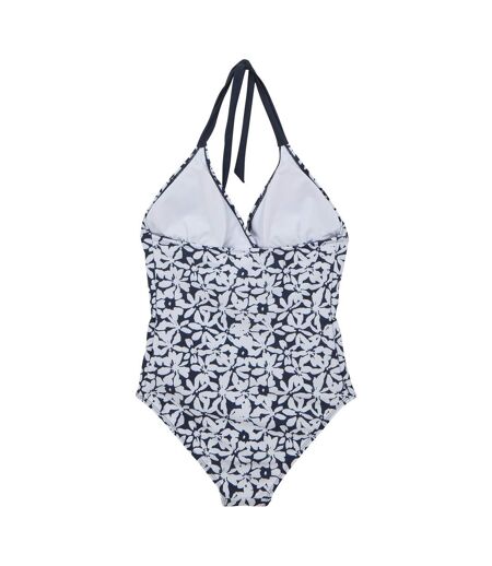 Maillot De Bain 1 Pièce Flavia Femme Bleu Marine Blanc Regatta