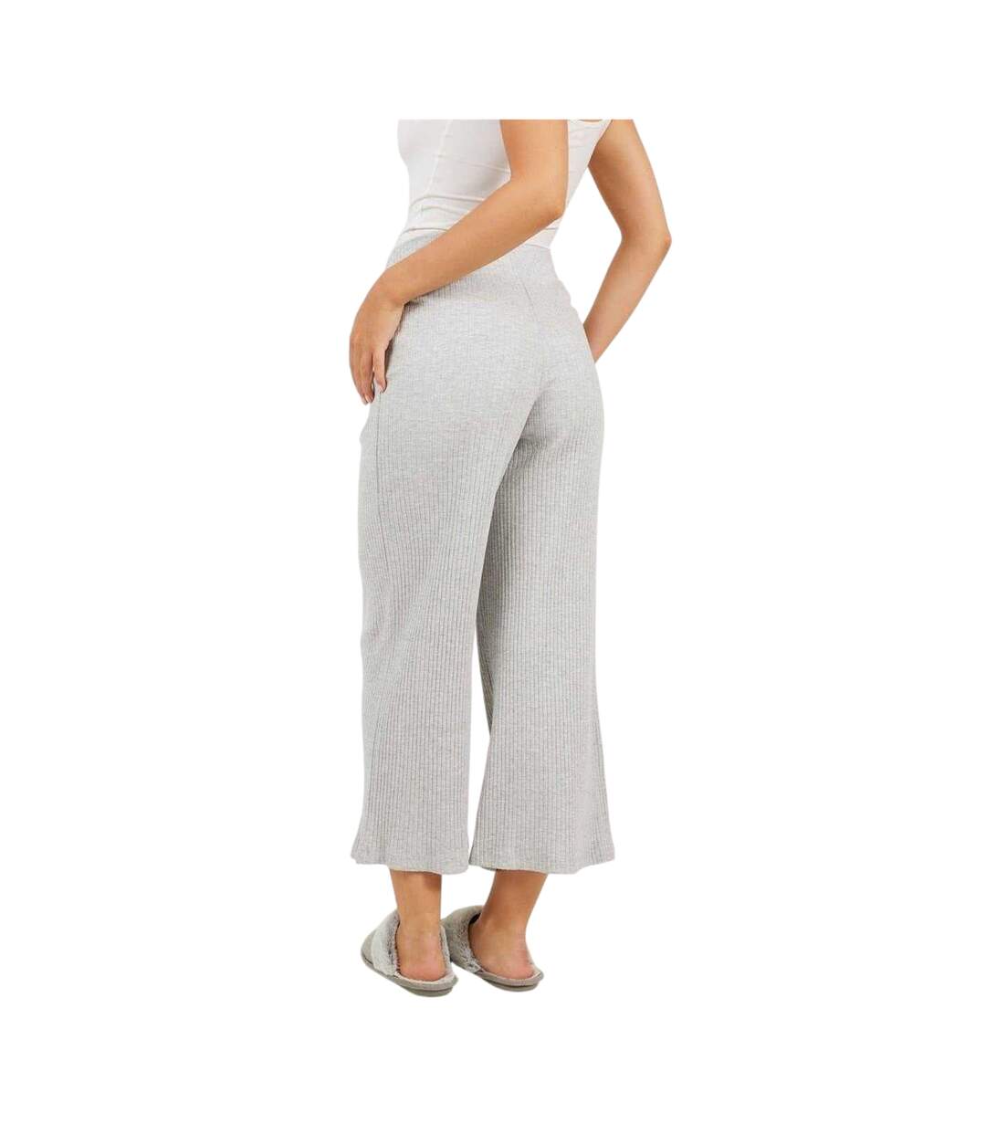 Pantalon Femme Gris Chiné Brave Soul-3