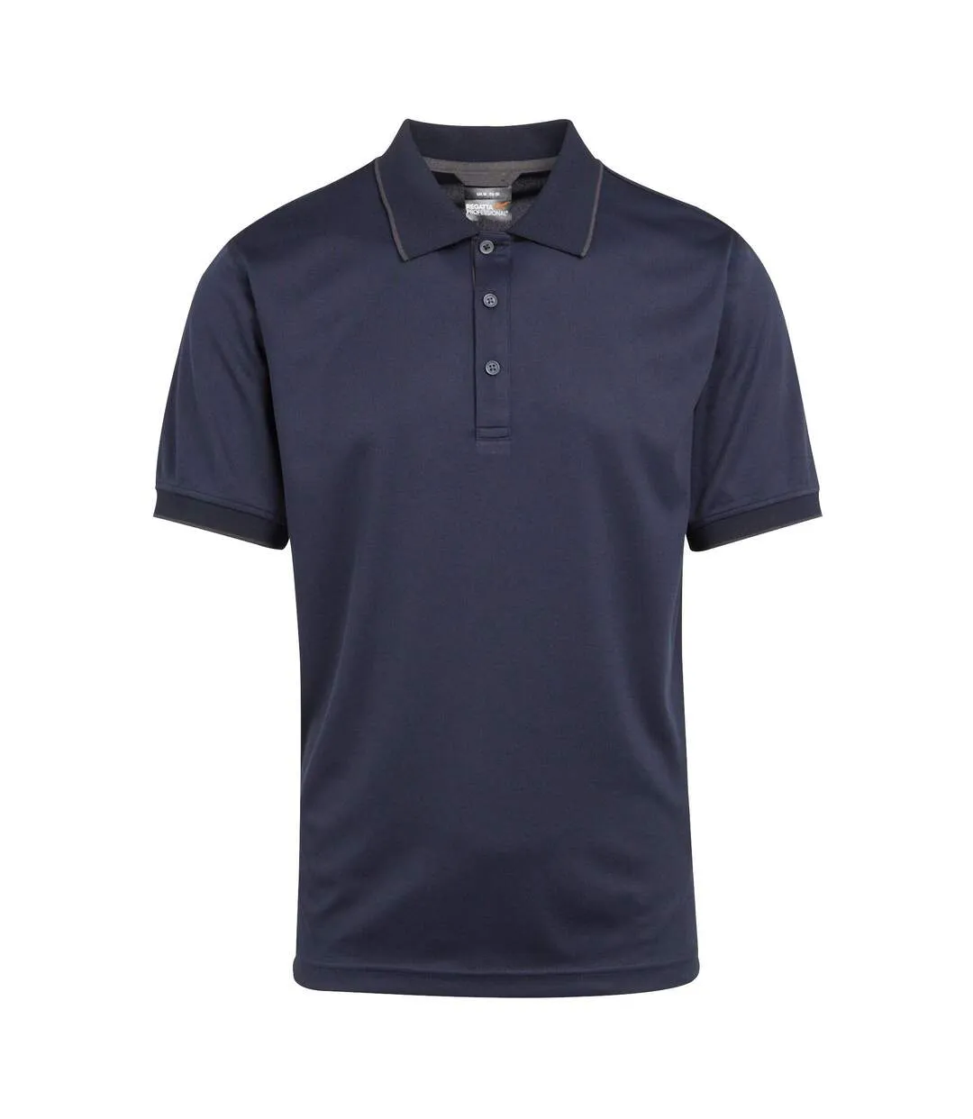 Polo Navigate Homme Bleu Marine Gris Phoque Regatta-2