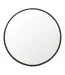 Miroir Mural Design Matazo 50cm Noir Mat-1