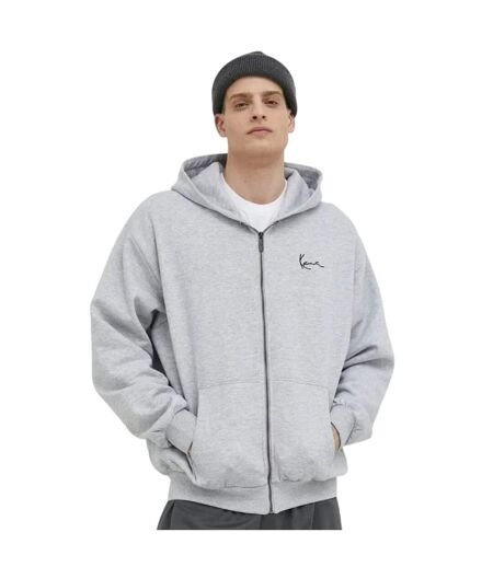 Veste À Capuche Motif/style Signature Essential Homme Gris Karl Kani