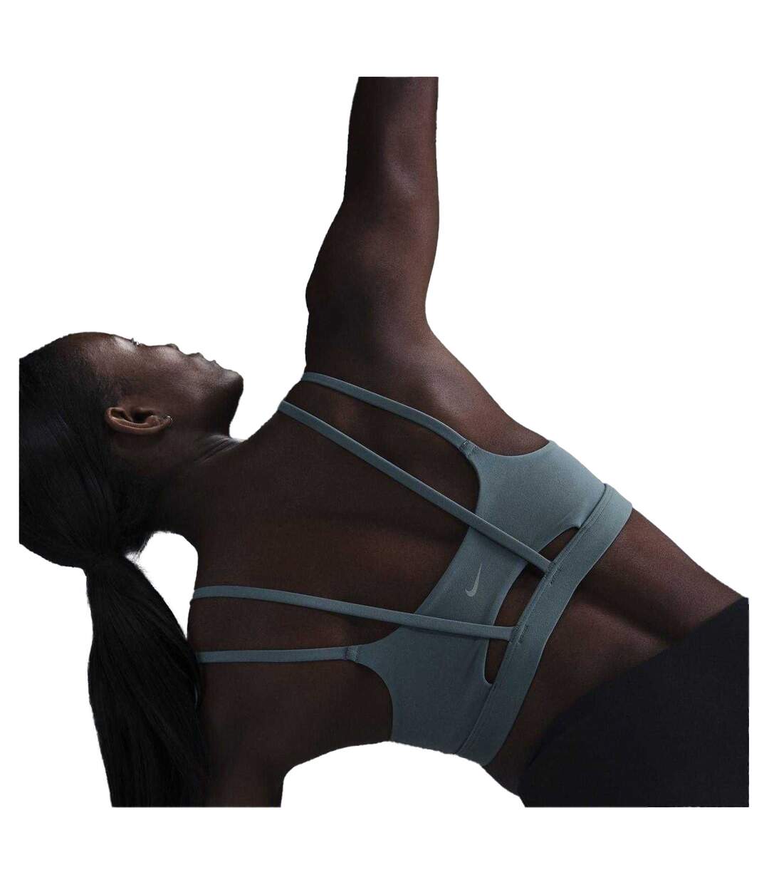 Brassière De Sport Alate Femme Bleu Gris Nike-4
