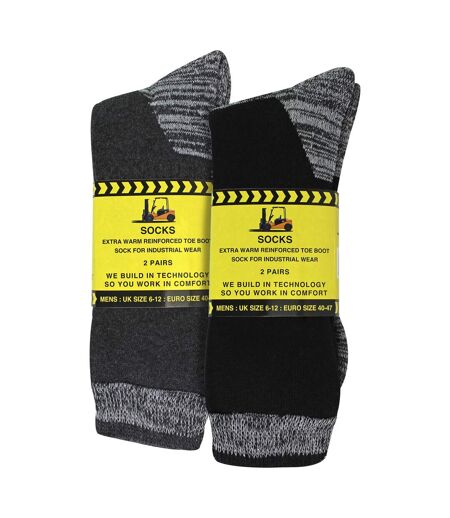 4 Pr Chaussettes de Travail Homme Coton pour Été