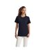 Unisex Adult Pure Cotton T-shirt Deep Navy Fruit Of The Loom-4