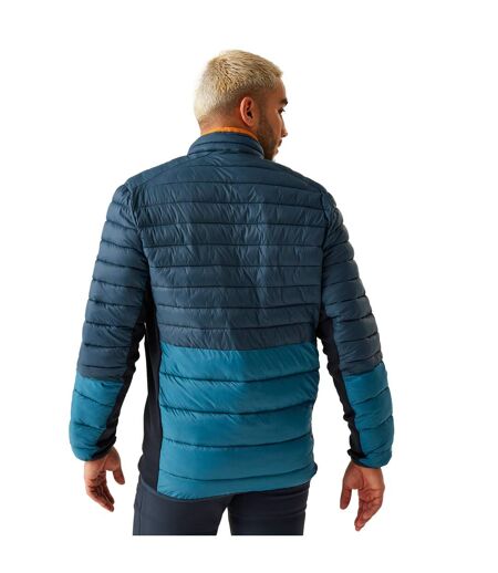 Mens Leedre Colour Block Hybrid Jacket Moonlight Denim Moroccan Blue Regatta