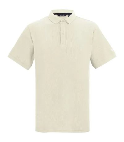 Mens Adino Polo Shirt White Stone Regatta