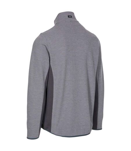 Mens Wotterham Mock Neck Long-sleeved Top Storm Grey Trespass