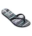 Tongs Motif/style À Rayures Bkirei Silk Fem Femme Noir Bleu Gris Ipanema-1