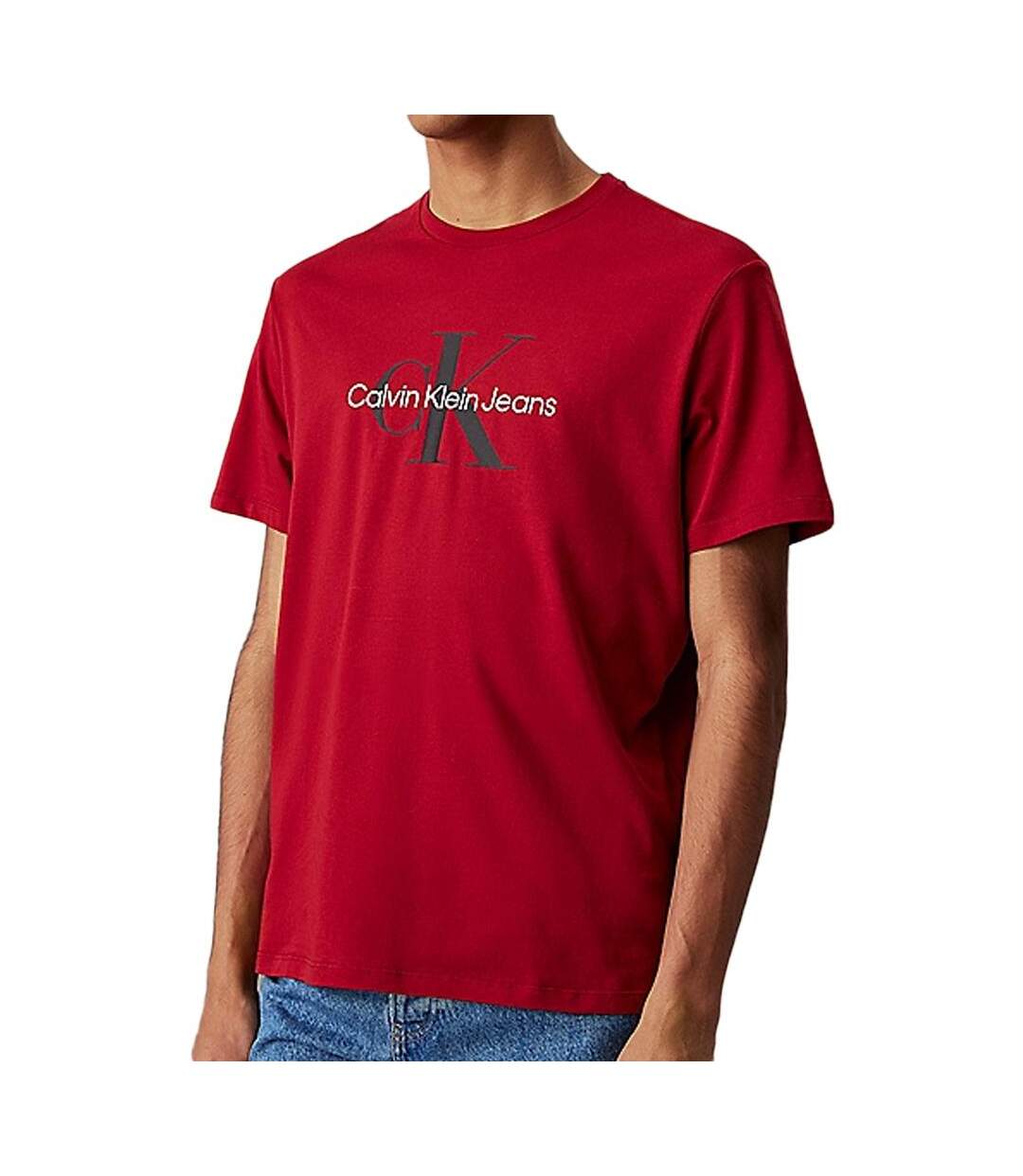 T-shirt Rouge Homme Calvin Klein Jeans Hero - L-1