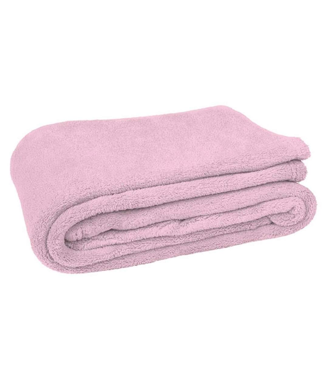 Plaid couverture - REF CUSHION - rose pastel-1