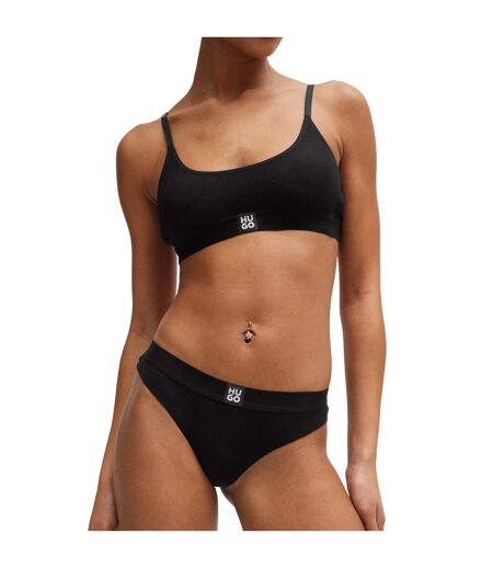 String Femme Noir Hugo