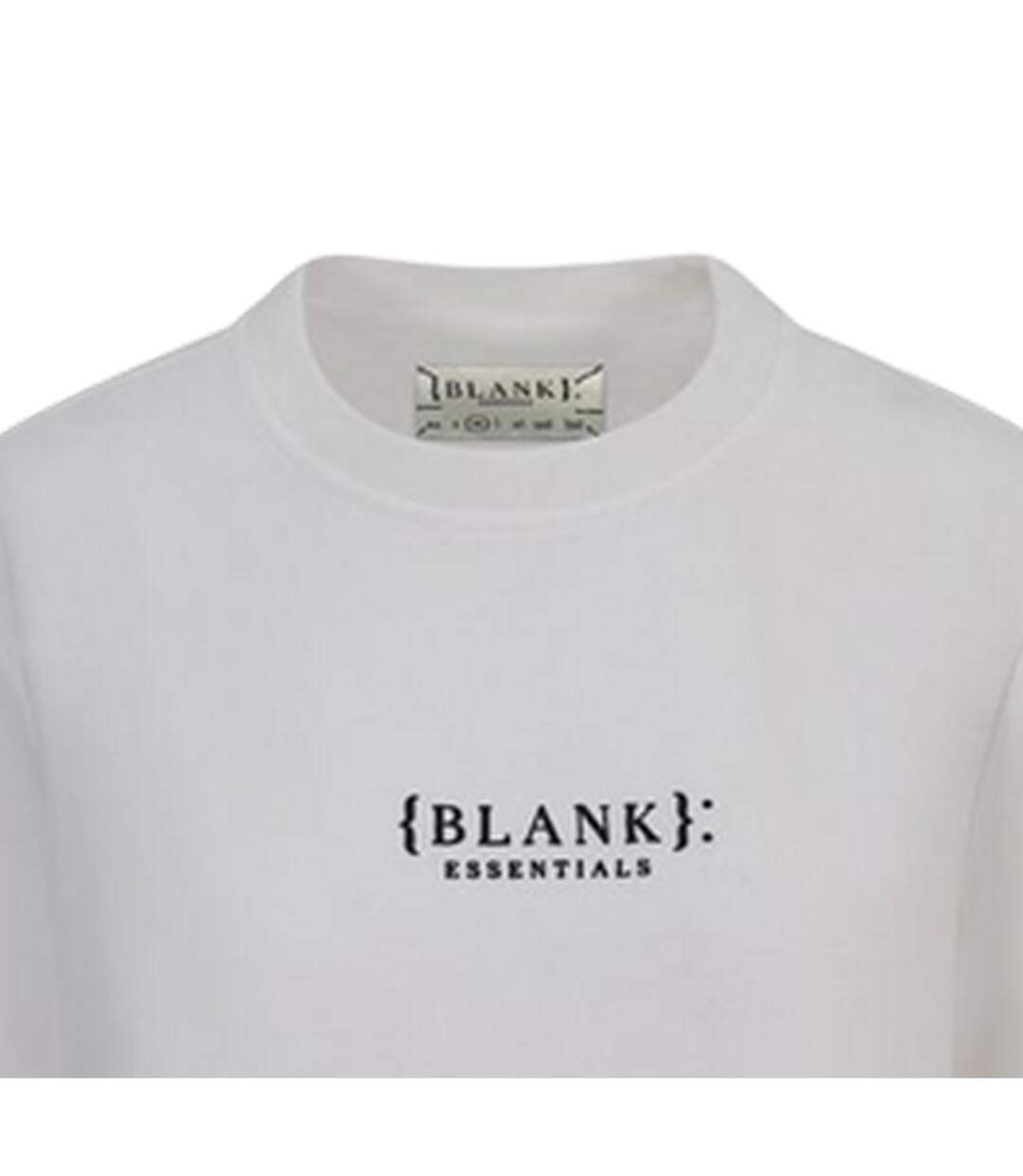 Womens/ladies Essentials Logo Boyfriend T-shirt Off White Blank Essentials-4