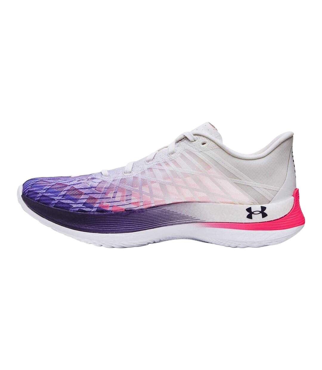 Womens/ladies Velociti Elite Low Cut Trainers White Blue Under Armour-2
