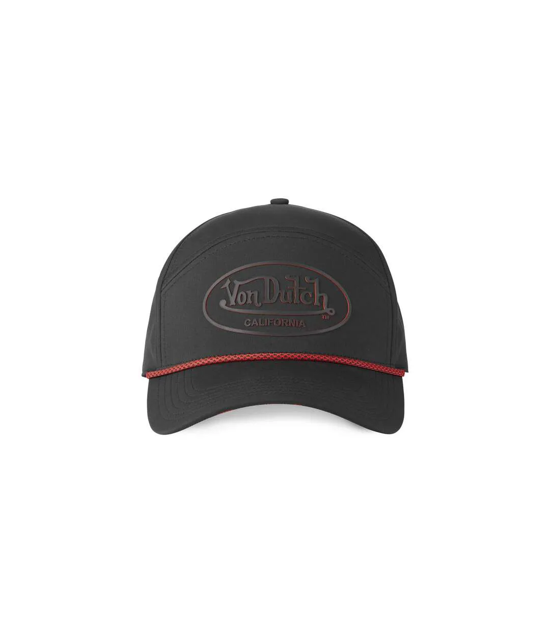 Casquette 6 panneaux filet en mesh logo rubber print Cord Vondutch-2